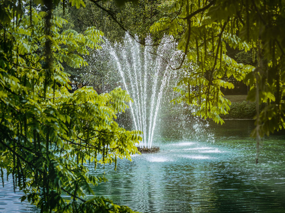 Wasserspiele, oberer Ausee