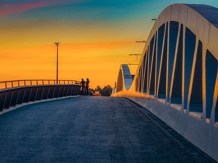 Die Kienlesbergbrücke in Ulm