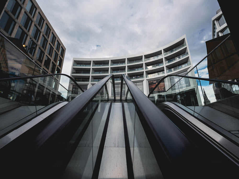 Rolltreppe zu den Sedelhöfen