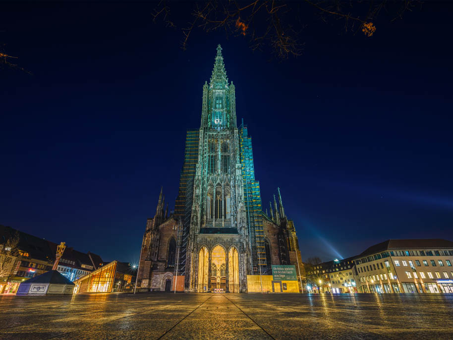 Ulmer Münster vom Münstplatz aus gesehen