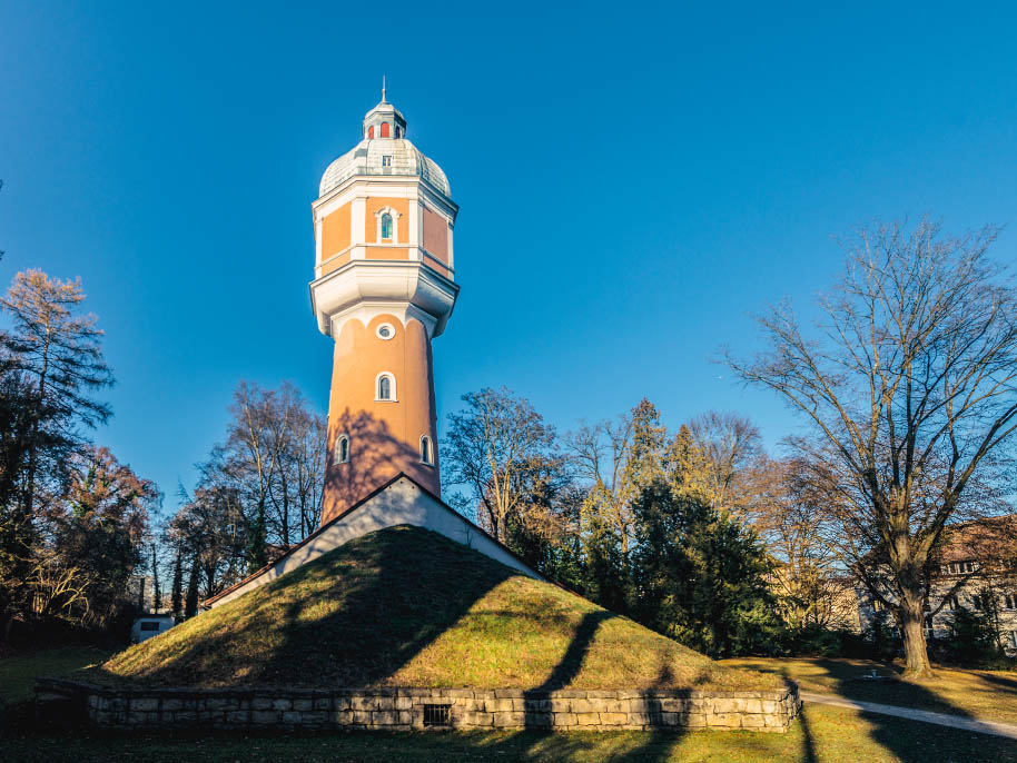 Wasserturm Neu-Ulm am Glacis Park